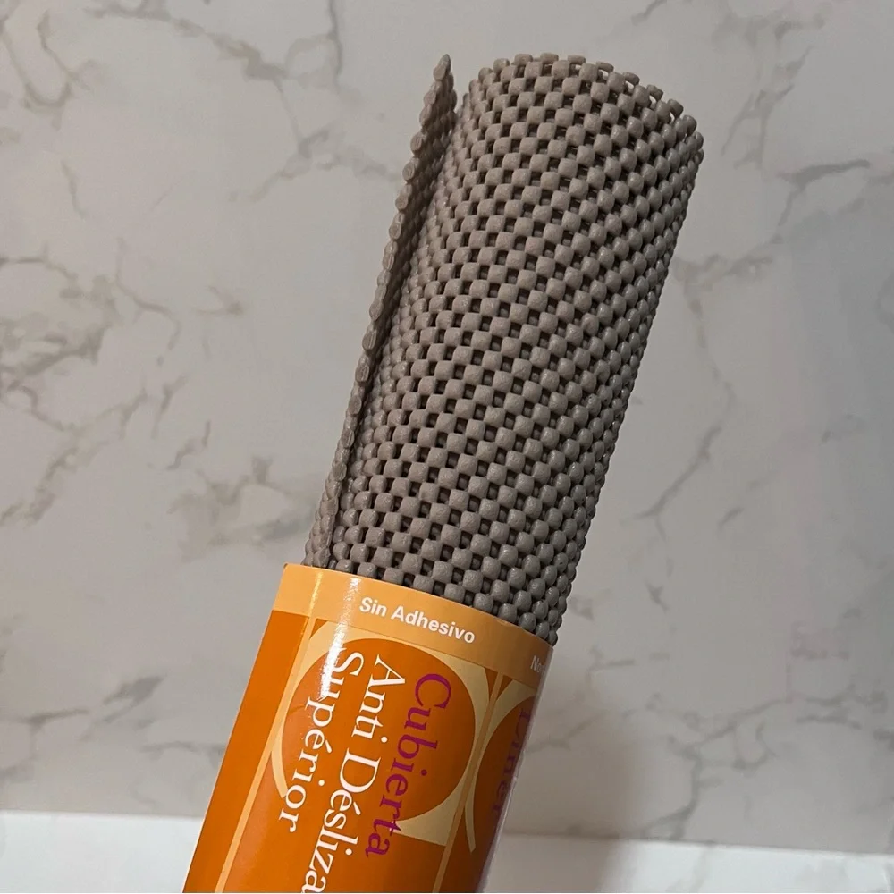 NEW! Con-Tact Brand Non-Adhesive Grip Shelf Liner Roll in Taupe